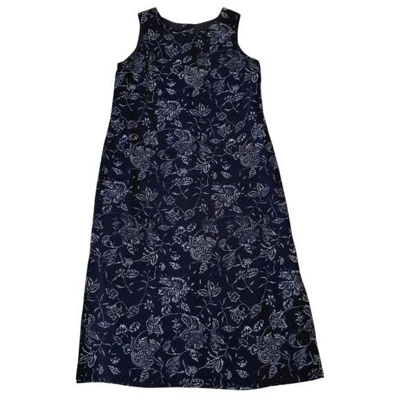 Aura Midnight Blue Floral Maxi Dress - Picture 1 of 7